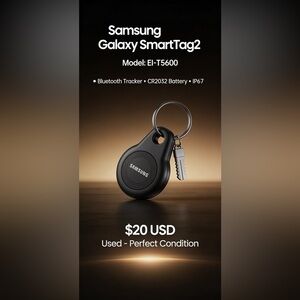 Galaxy By Harvic Black SmartTag2